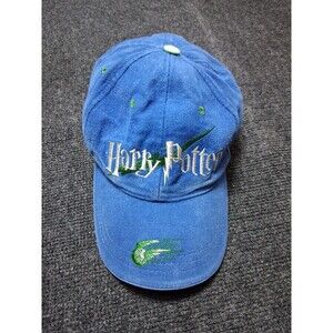 Harry Potter Hogwarts Cap Hat Adult Adjustable Blue 100% Cotton